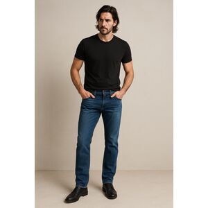 John Varvatos Star USA Blue Straight Leg Denim Jeans    Men's Size 32